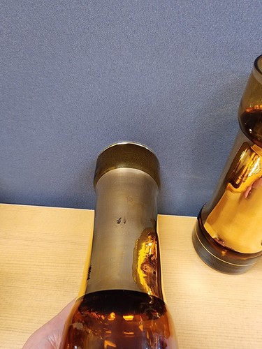 Set of 6 Vintage MCM Gold/ Amber Glasses Tumblers RARE Approx 7in. READ - Picture 17 of 24