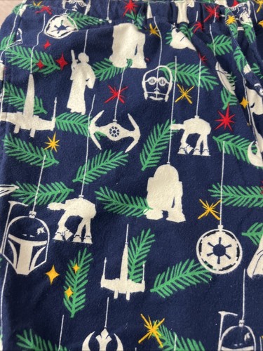 Pantalones de pijama de Navidad Star Wars Hanna Andersson talla grande - Imagen 4 de 11