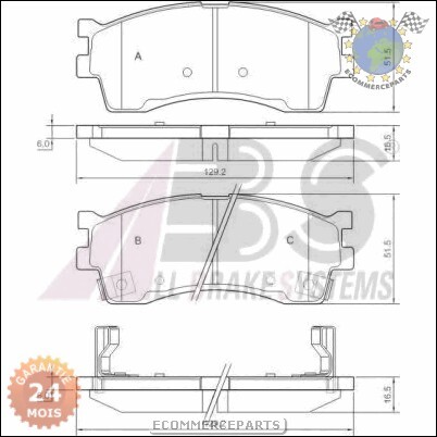 Jeu De 4 Plaquettes De Frein Avant Pour Triumph Acclaim - Essence 1981-1985, Neuves