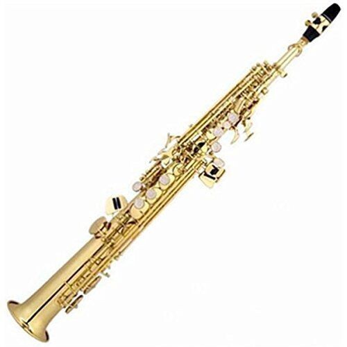 Funion BB Sopransaxophon Kit High F# Messing Körper Goldlack B Flachsaxophon - Bild 2 von 4
