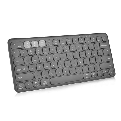 Bluetooth keyboard ultrathin Rechargeable mute Portable for PC ipad Mac Windows - Afbeelding 1 van 17