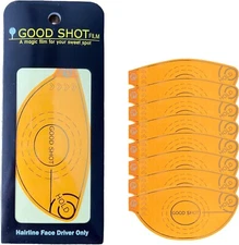 1 PACK Good Shot Film | Golf Impact Tape | Reusable Driver Face Sticker 