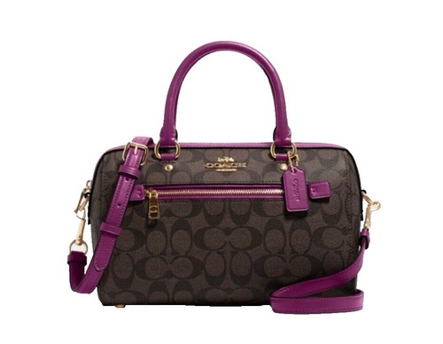 COACH コーチ ドリーマー ウィズ バタフライ アップリケ スネークスキン Coach Dreamer Exotic Snakeskin Butterfly Appliques Handbag Pre