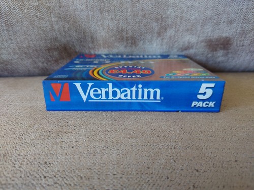 Verbatim 5 Pack CD-RW Hi Speed Colour 700mb 8-12x Speed Compact Disc Brand NEW - Picture 4 of 6
