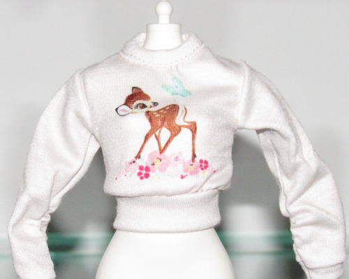 Disney ily 4EVER FASHION DOLL Inspired by BAMBI DEER TOP FOR/FITS BARBIE - Picture 2 of 5