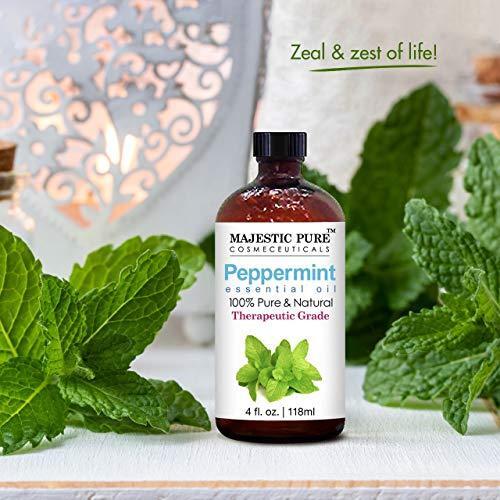 Majestic Pure Peppermint Essential Oil, Pure and Natural, Premium Quality - Picture 2 of 9