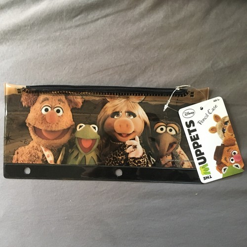 The Muppets Disney Ms Piggy Kermit Fozzy Gonzo Federmäppchen mit drei Ringen - Bild 1 von 6