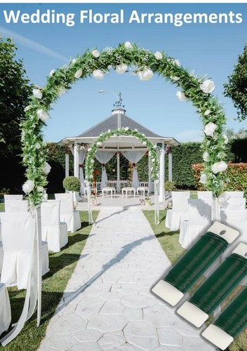 Filo verde fiorista 60m calibro 22, filo floreale per composizioni floreali - Foto 11 di 20