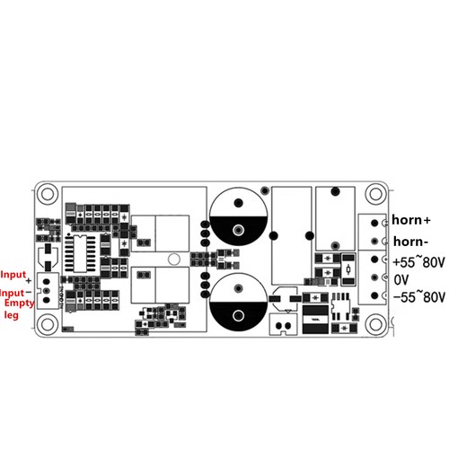 IRS2092S 500W Mono Digital Class D HIFI Endstufe Verstärker Board Modul +Lüfter - Bild 14 von 24