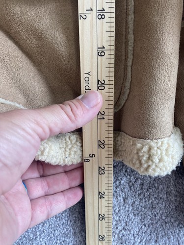 Abrigo o chaqueta Giacca imitación gamuza cuero imitación piel talla grande - Imagen 7 de 8