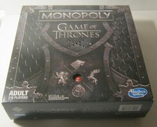 2018 Monopoly GAME OF THRONES Excellent Condition Missing 1 Silver Stag!!!