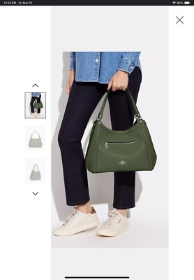 Coach (C6231) Kristy Pebbled Leather Triple Compartment Coach (C6231) Kristy Pebbled Leather Triple Compartment