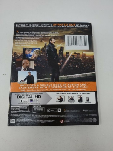 Taken 3 (Blu-ray Disc, 2015) Liam Neeson Forest Whitaker Maggie Grace - Picture 3 of 7