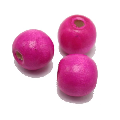 30/60PCS 16mm Round Wood Beads - Large Natural Wooden Spacers for Jewelry Making - Picture 22 of 30