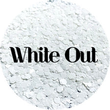 Premium Polyester Glitter - White Chunky Mix