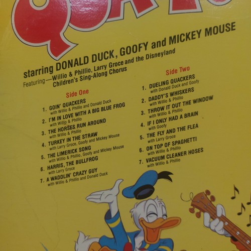 Walt Disney Goin' Quackers Vinyl Album Record LP 33 RPM Donald Duck - Imagen 4 de 13