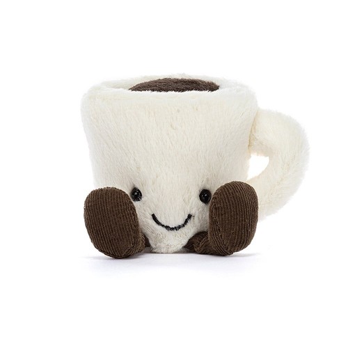 Jellycat AMUSEABLE ESPRESSO CUP Soft Cute Coffee Plush - Picture 1 of 4