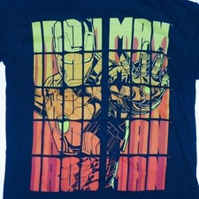 Iron Man 3 Black T Shirt Size Youth Boys Small 60 Cotton / 40 Polyester