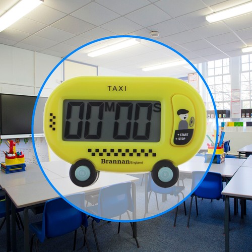 Taxi Timer - Digitaler Timer Schulen Bildung Unterricht Spaß Kinder Kind - 28/200/0 - Bild 4 von 6