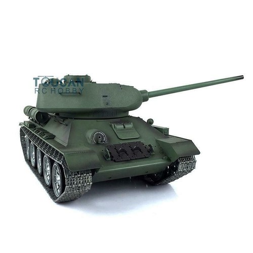 US Stock 1/16 Henglong Soviet T34-85 3909 7.0 RC Tank 360°Turret Barrel Recoil - Picture 7 of 8