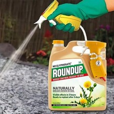 3L Roundup Natural Weed Control Spray & Refill Glyphosate Free Ready To Use 6.33 per litre
