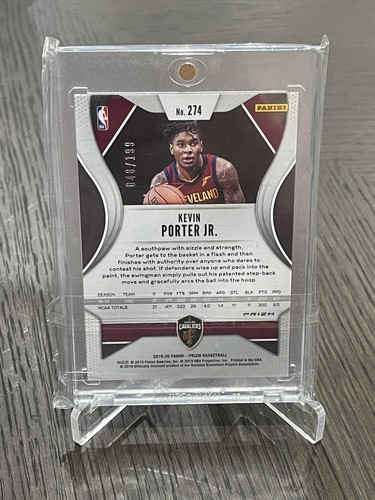 2019 Panini Prizm Kevin Porter Jr. RC blau Prizm/199 - Bild 3 von 3