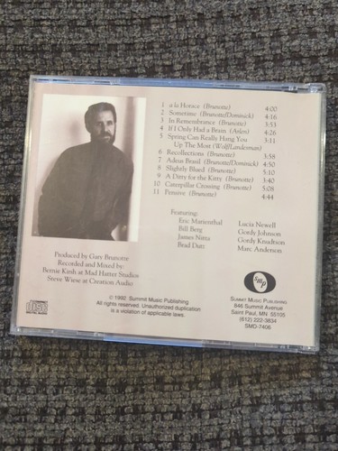 gary brunotte - Yesterday's dream With Eric Marienthal. CD - Picture 2 of 4
