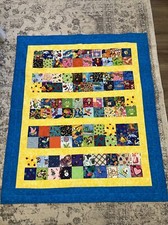 kids/Baby patwork hand made quilt 48x41 inches
