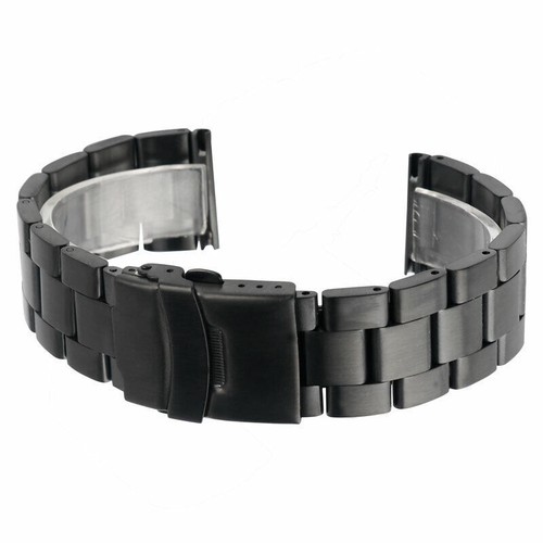 Pulsera pulsera reloj hombre 18mm 20mm acero inoxidable correa repuesto - Imagen 5 de 14