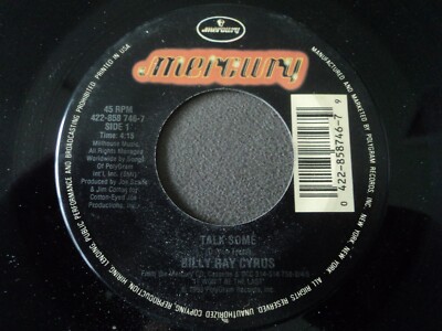 Billy Ray Cyrus - Talk some -  US press - 7  Single