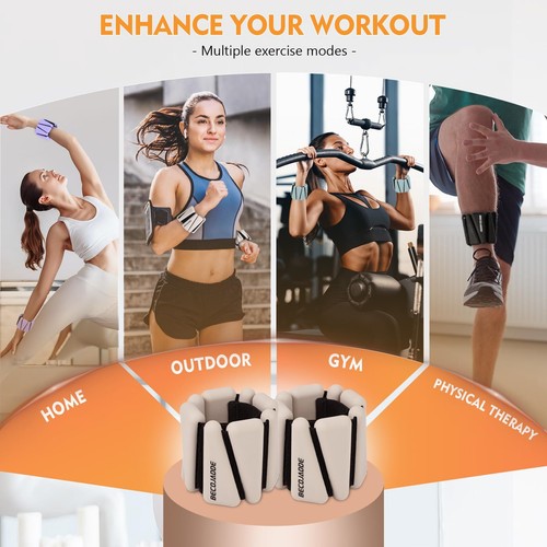 Wrist Ankle Weights Adjustable Training Intensity for Strength Training Walki... - Picture 6 of 8