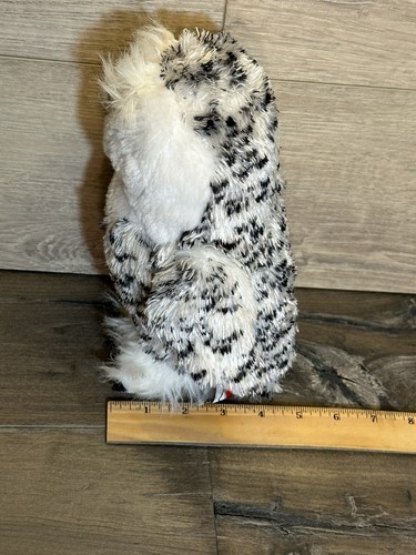Ganz Webkinz Schneeeule HM347 - ausverkauft. Schwarz-Weiß weiches Plüschtier. Kein Code. Gebraucht - Bild 20 von 22