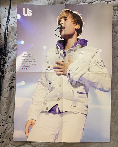 Frühes Justin Bieber Poster aus dem US-Magazin 21”x15” - Bild 1 von 4