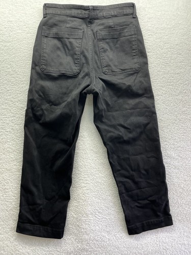 Everlane Pants Womens 8 Black Straight Leg jeans Comfy neutral classic casual - Picture 8 of 13