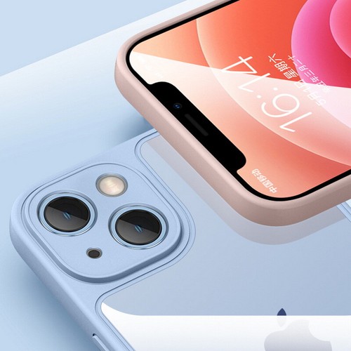 For iPhone 14 13 12 11 Pro Max XS XR Shockproof Clear Matte Soft Back Case Cover - Picture 3 of 26