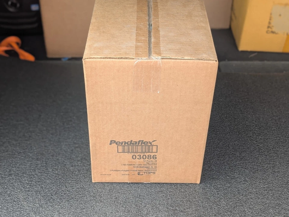 *Lot of 10* Pendaflex File Folders with 3 Tabs 1/3 Cut Top Tab Letter Assorted - Image 3 of 4