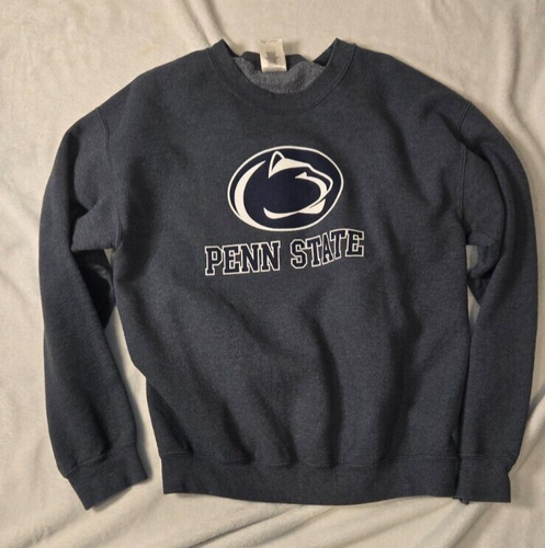 Penn State Nittany Lions Blue Fade Sweatshirt Men's Medium - Picture 1 of 3