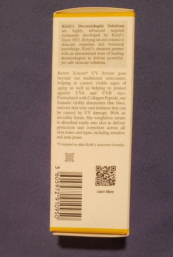 Kiehls Better Screen UV Serum Sunscreen SPF50 1.7oz - Picture 2 of 6