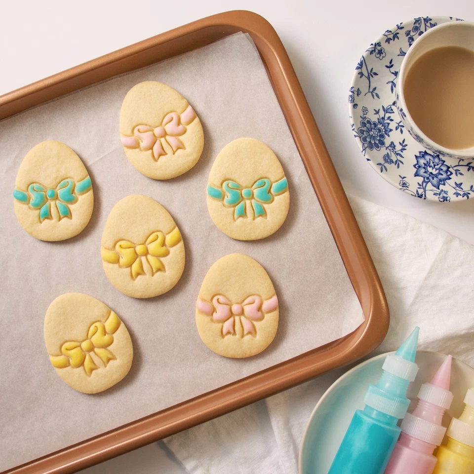 Cortador de galletas de huevo de Pascua - caza de huevos lindo conejito domingo de resurrección Foto 2 de 4