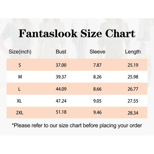 Fantaslook Blouses Women Size L Pleated Short Sleeve Dressy Casual Summer --L4-- - Picture 6 of 6