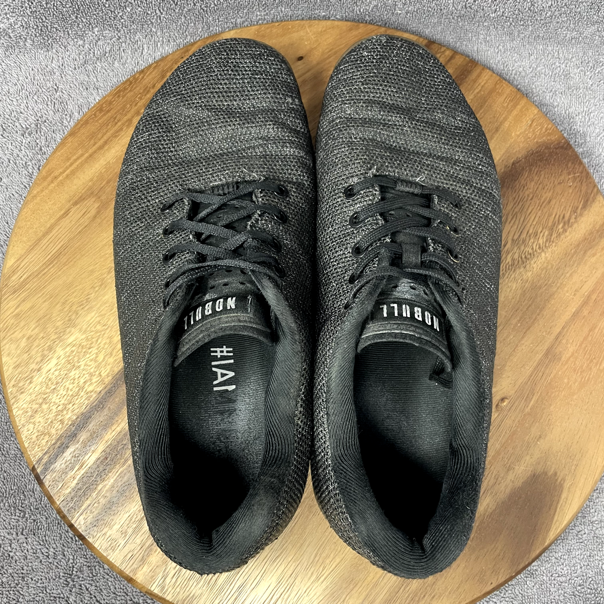 NOBULL SuperFabric Trainer Mens 10 Grey Gum Sole Training Shoes CrossFit Low Top Nobull trainer CrossFit black super fabric | Mercari main image 2