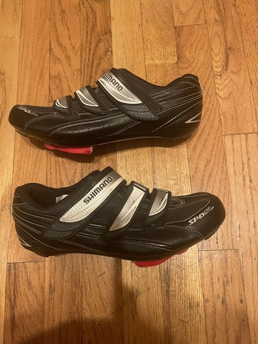 Shimano Unisex Bike Riding Shoes 3-straps Pre-installed Delta Cleats In/Outdoor - Picture 3 of 10