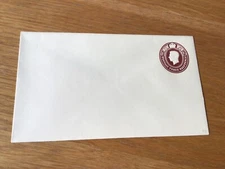 King GV1 Three Half penny stamped postal envelope size G unused mint A20431