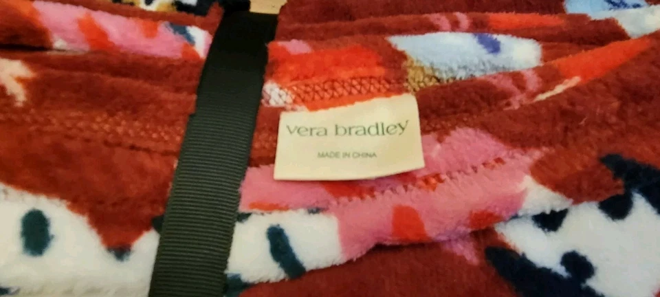 Manta esencial Vera Bradley/perros de vacaciones/nueva con etiquetas Foto 4 de 4