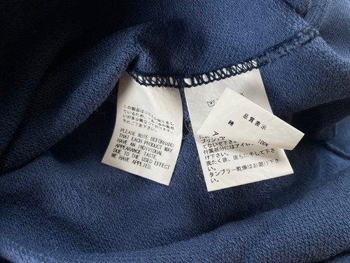 A Bathing Ape Bape Vintage Blue Camo College Logo sweatshirt - Picture 7 of 8