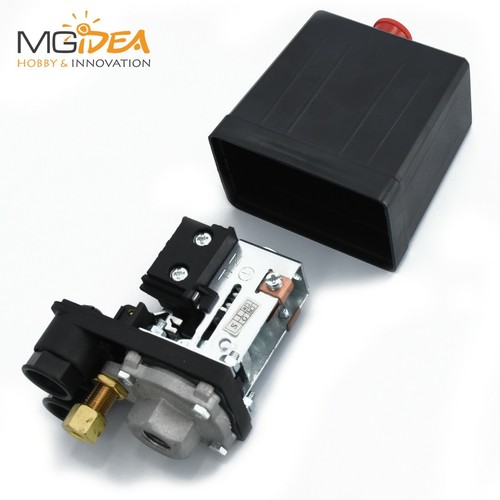 PRESSOSTATO REGOLABILE MECCANICO MONOFASE POMPA COMPRESSORE AIR CASA MGIDEA SK-8 - Imagen 5 de 11