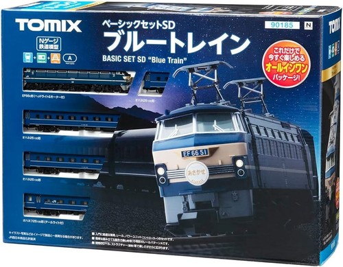 TOMIX N gauge basic set SD blue train 90185 model railroad introductory set new - Picture 1 of 4