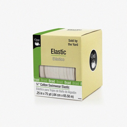EcoFlex Elastico da nuoto in cotone - Naturale, 1/4 di pollice x 75 iarda - Foto 1 di 5