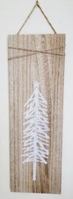 Wooden Hanging Wall Decor~Twine Accent~ w/Tree~ Country/Cottage Chic/Shabby Chic