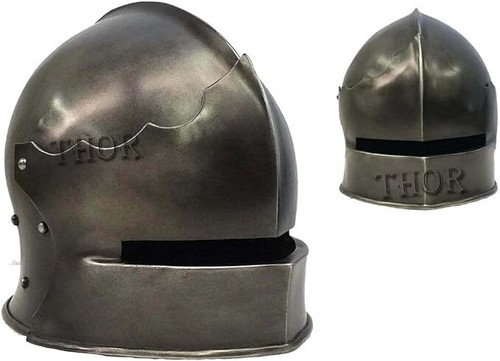 Medieval Knight German Gothic Sallet Warrior Helmet Halloween Costume - Picture 4 of 6